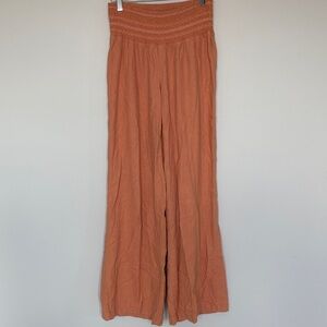 Rewash Orange Wide-Leg Pants